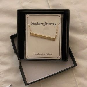 5 FOR $25 NWT Dainty Gold Bar Necklace